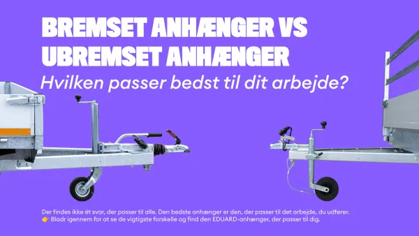 Bremset VS ubremset anhaenger